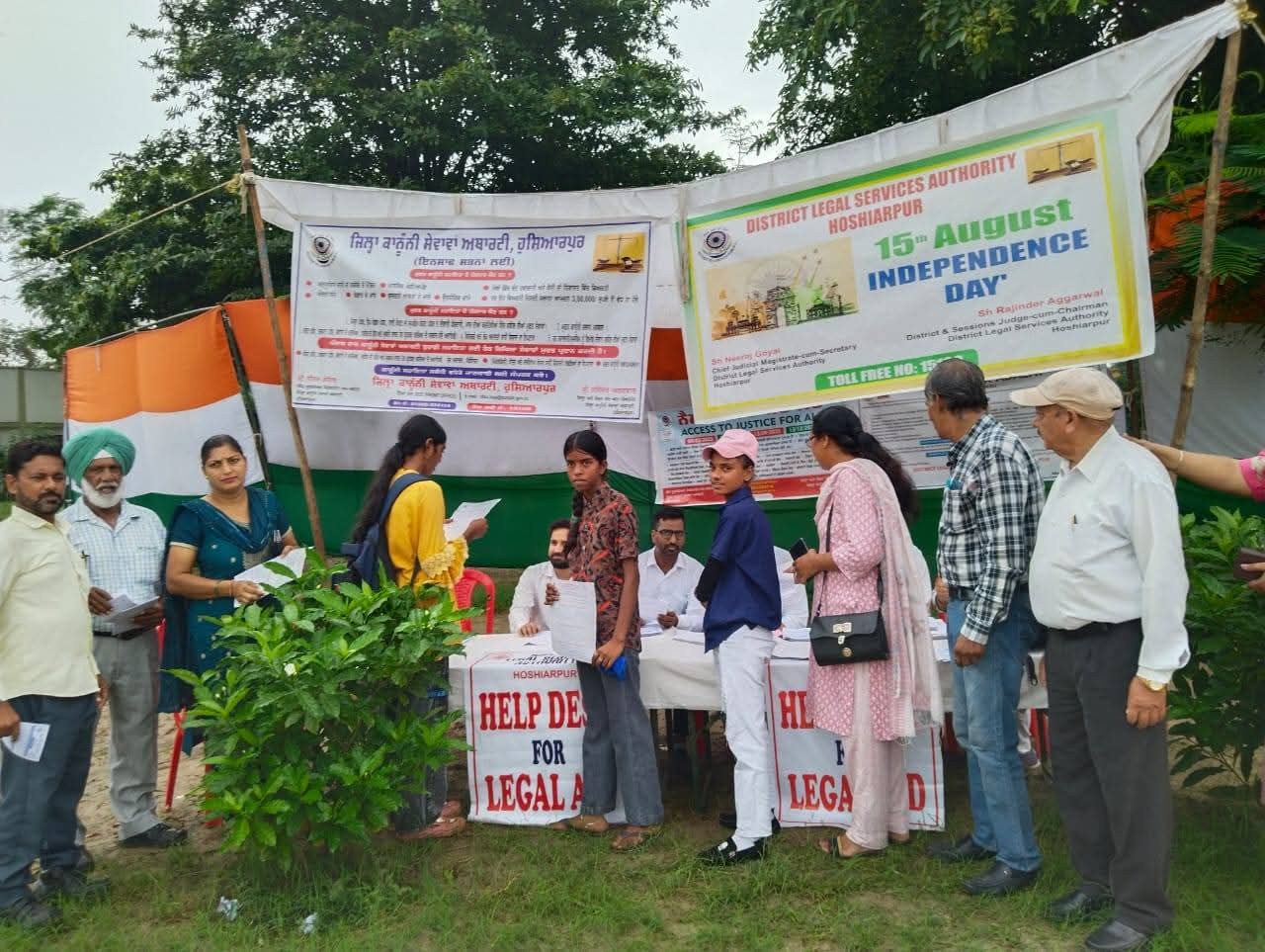 District Legal Services Authority creates awareness among the people through Help Desk and 'Mission Raksha Bandhan'